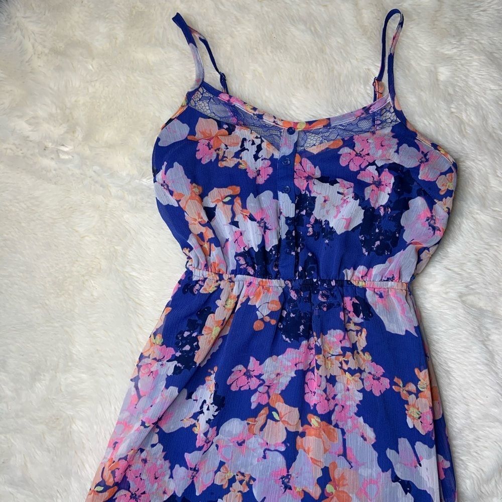 Flower Blue Dress